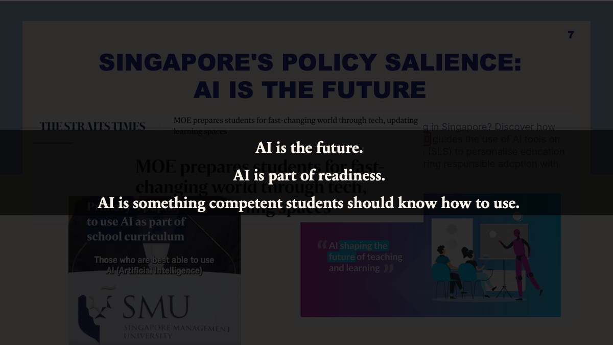 Slide connecting AI use with perceived readiness and competence.